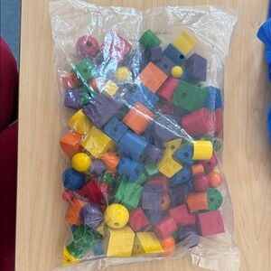 Colorful Wooden Bead Set for Kids